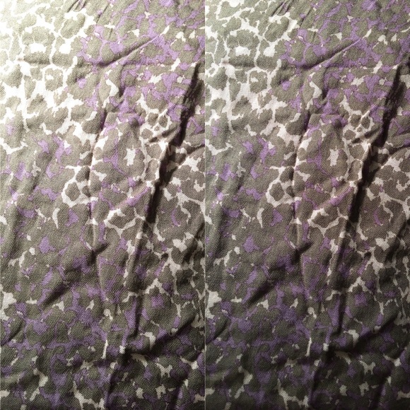 Talula Pink Lilac Taupe Leopard Print Scarf - Picture 4 of 4